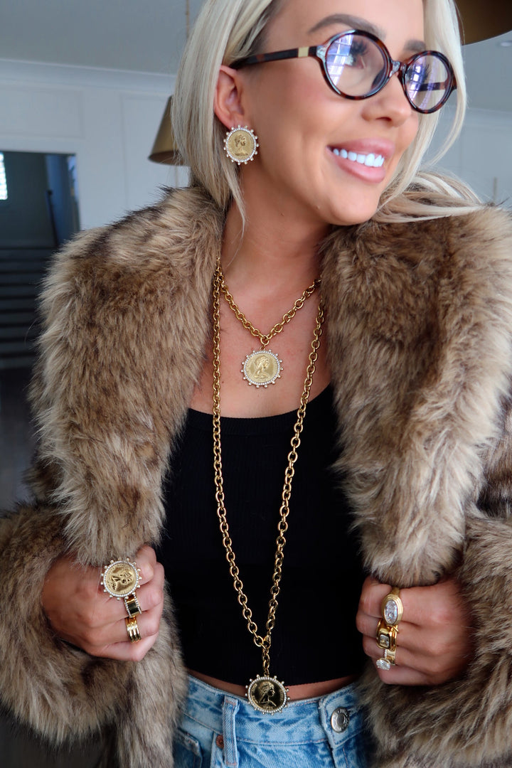 Chansuttpearls | BLING COIN RING