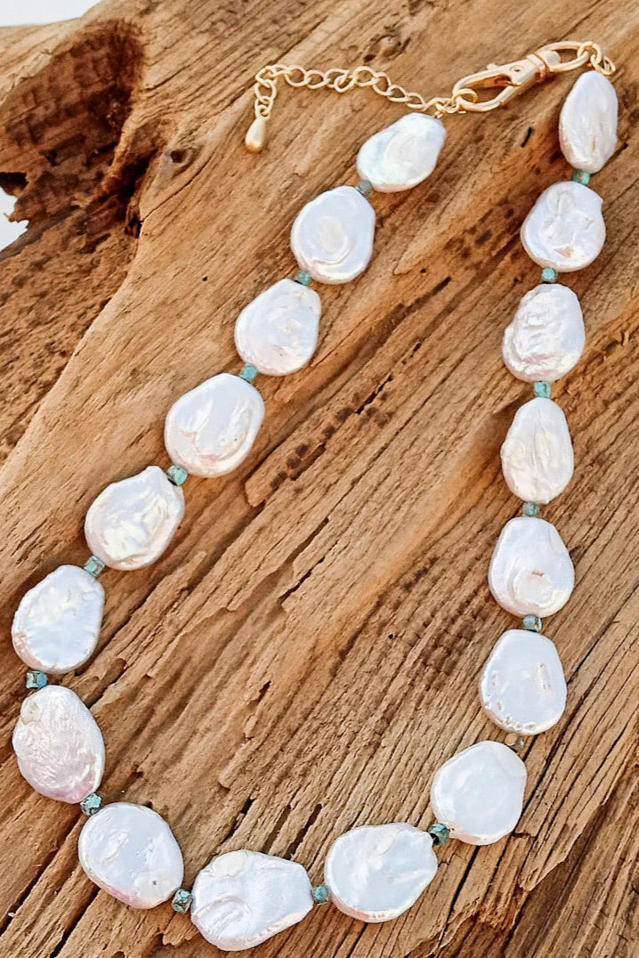 Coin Pearl Necklace