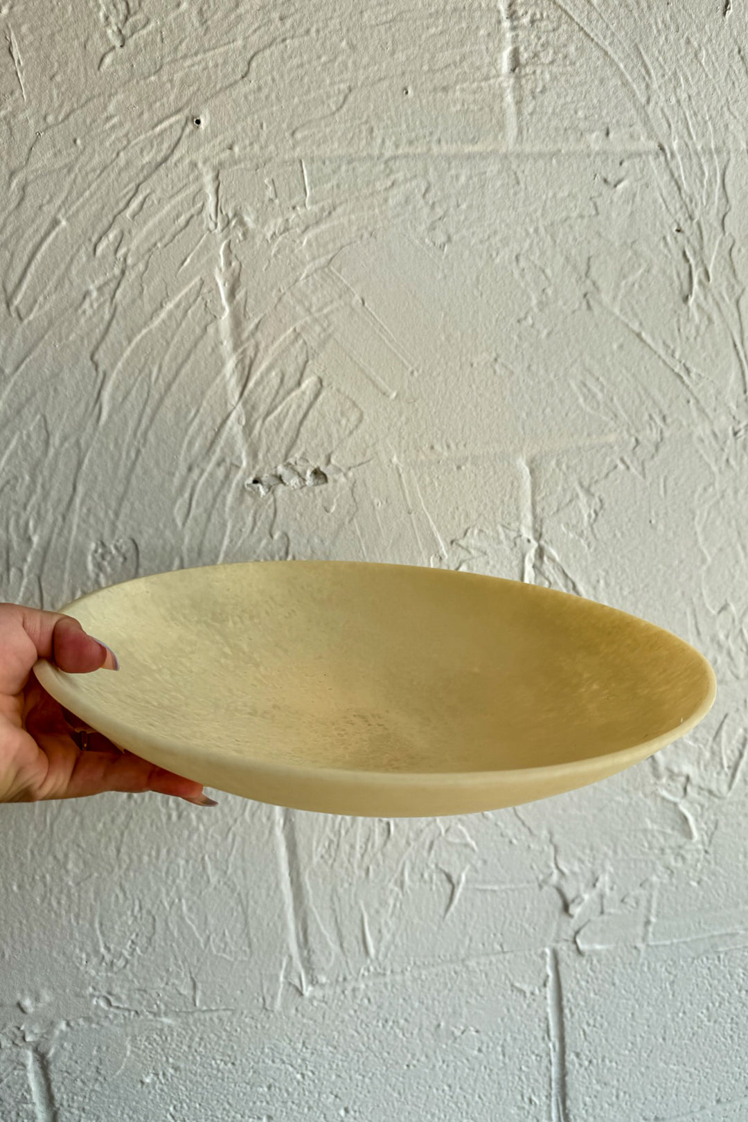 Blush Pink Resin Serving Bowl