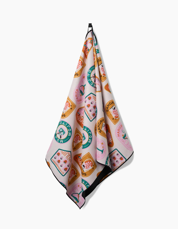 Geometry: Cocktail Scout Badges Beach Towel
