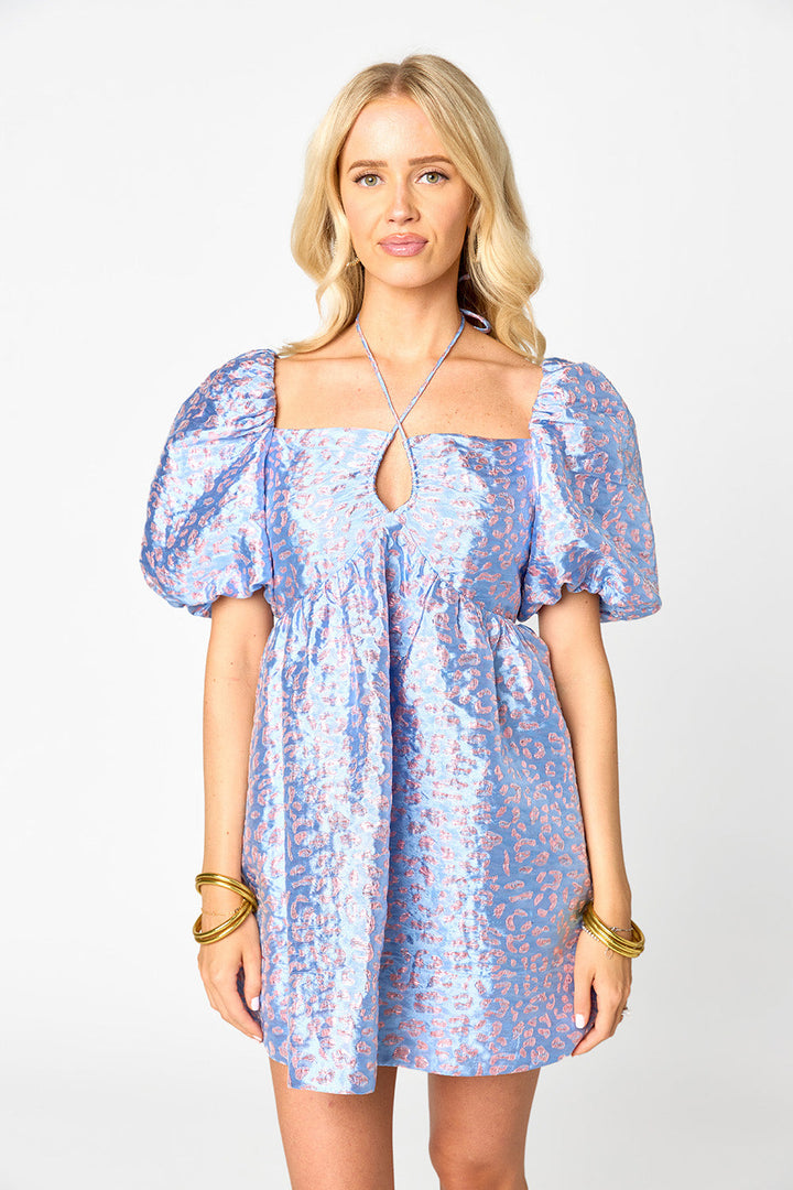 Asher Mini Dress in Spotted