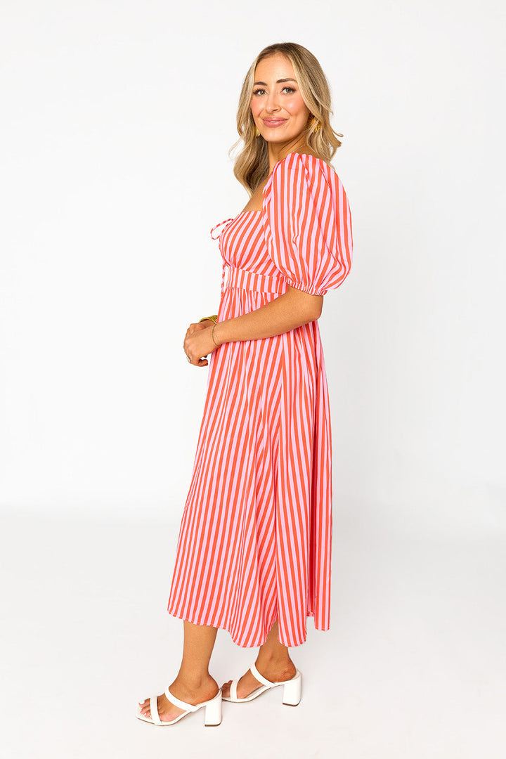 Olsen Midi Dress - Sun Glow