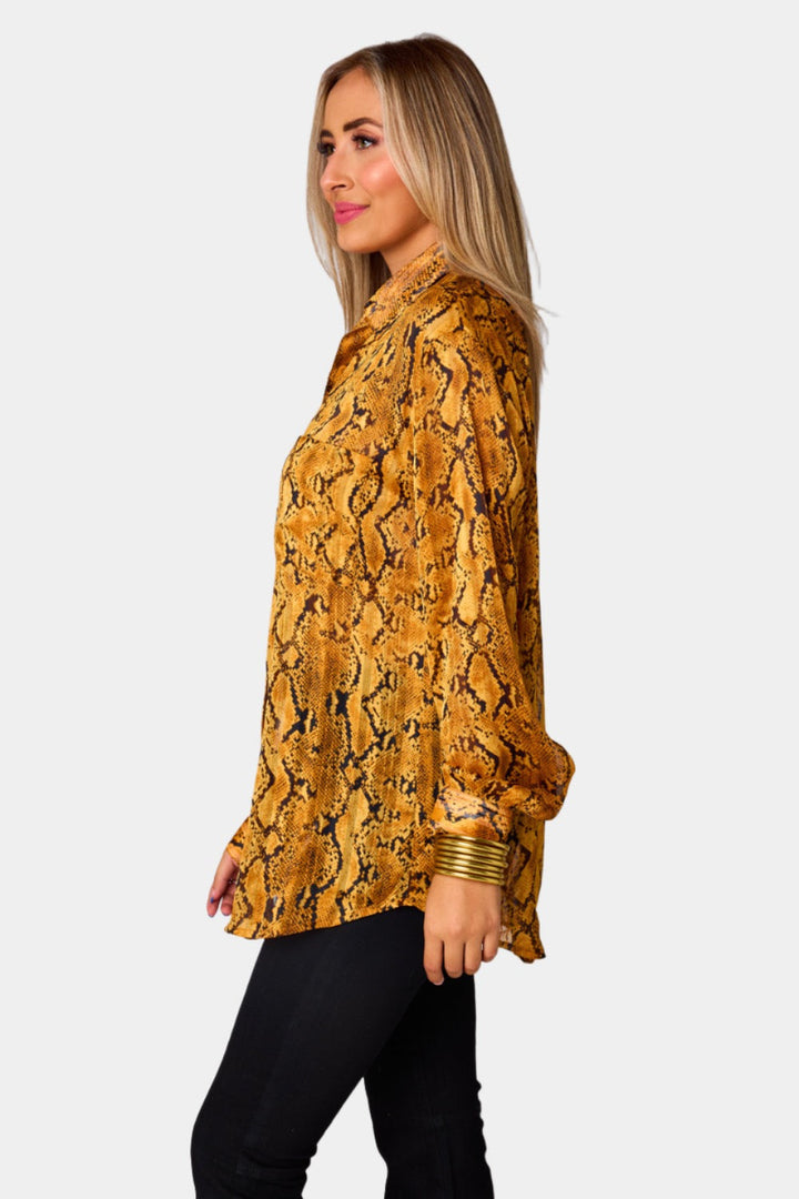 BuddyLove: Portia Loose Button Up Top