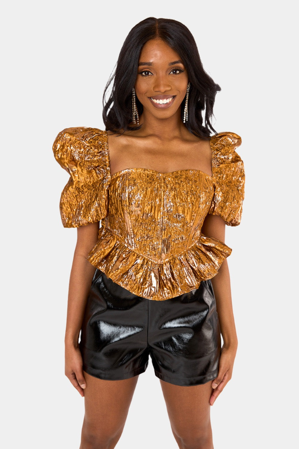 Chloe Bustier Top in Bronze