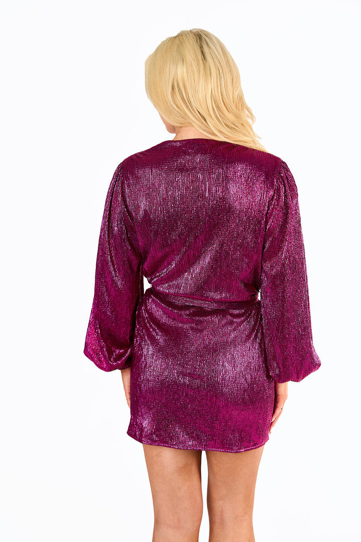 Adeline Sequin Wrap Dress