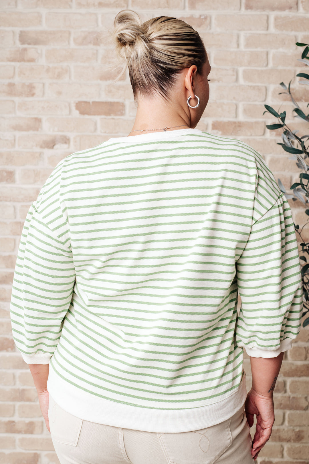 Above Par Striped Top