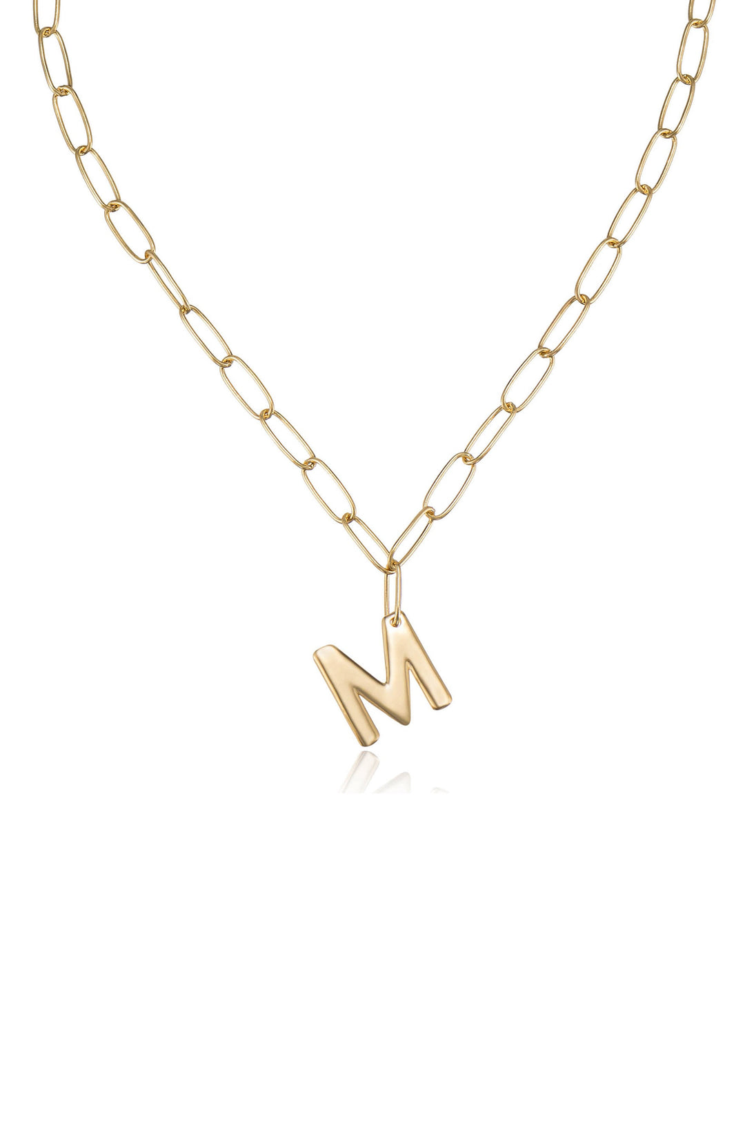 Ettika: Paperclip Link Initial Necklace