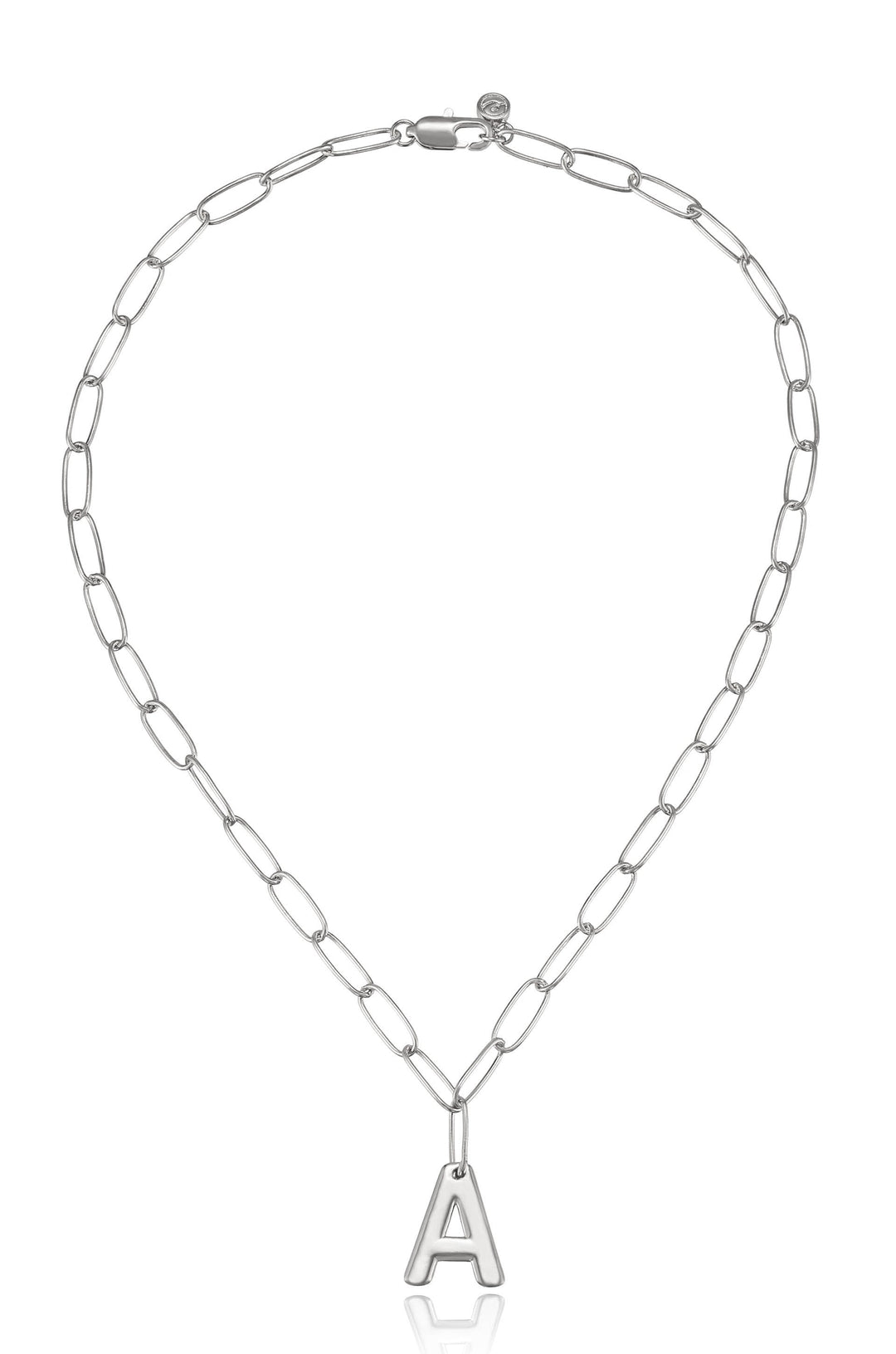 Ettika: Paperclip Link Initial Necklace