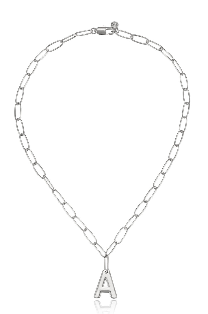 Ettika: Paperclip Link Initial Necklace