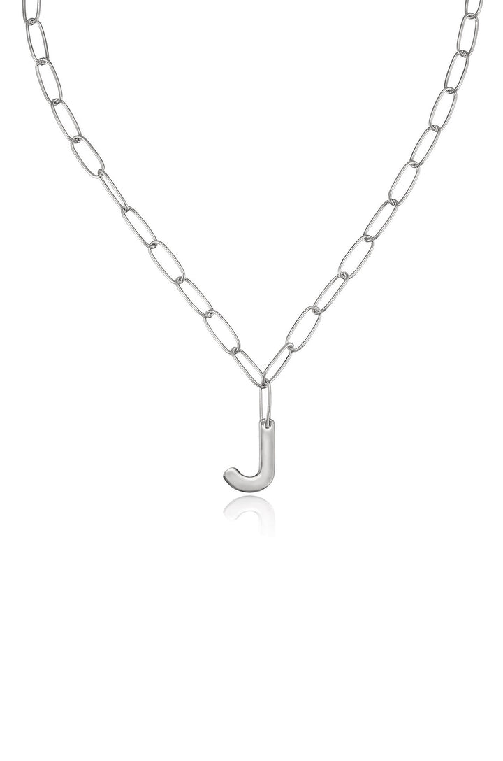 Ettika: Paperclip Link Initial Necklace