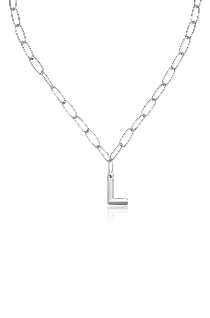 Ettika: Paperclip Link Initial Necklace