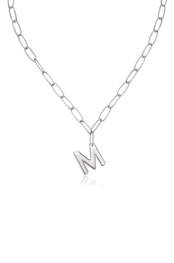 Ettika: Paperclip Link Initial Necklace