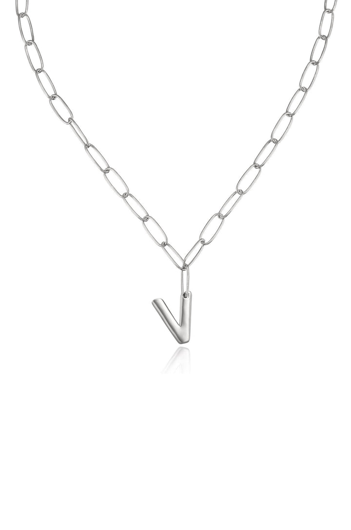 Ettika: Paperclip Link Initial Necklace