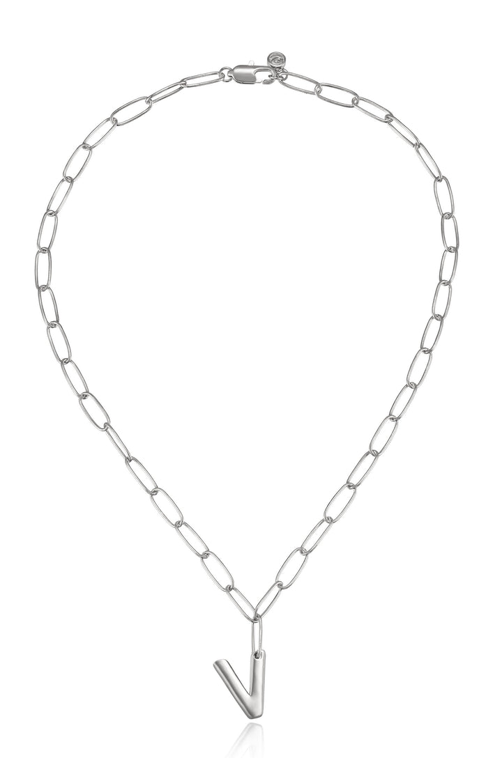 Ettika: Paperclip Link Initial Necklace