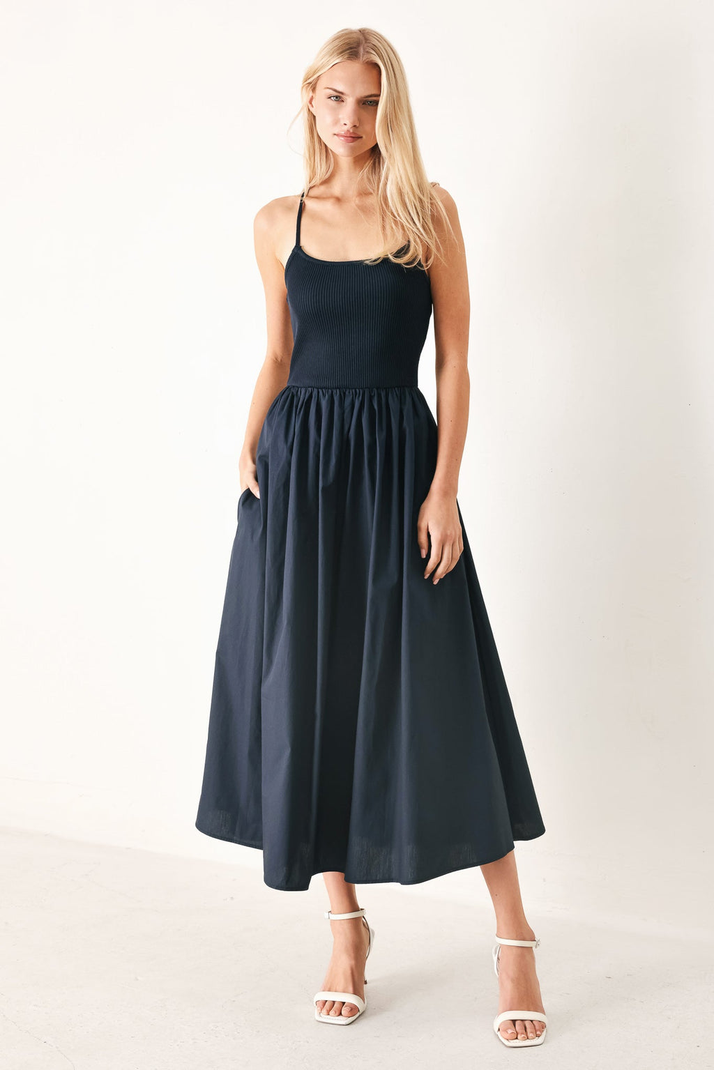 Midnight Coast Midi Dress
