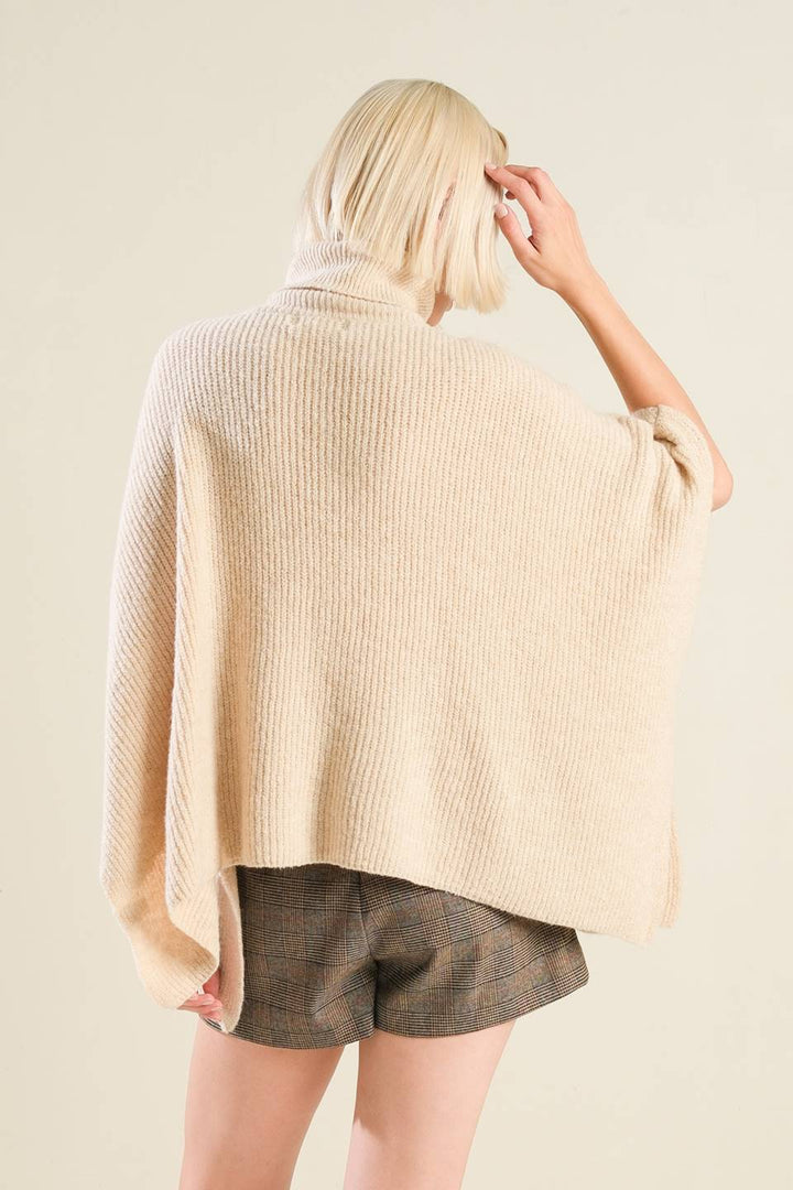 THE ONLY REASON SWEATER KNIT PONCHO