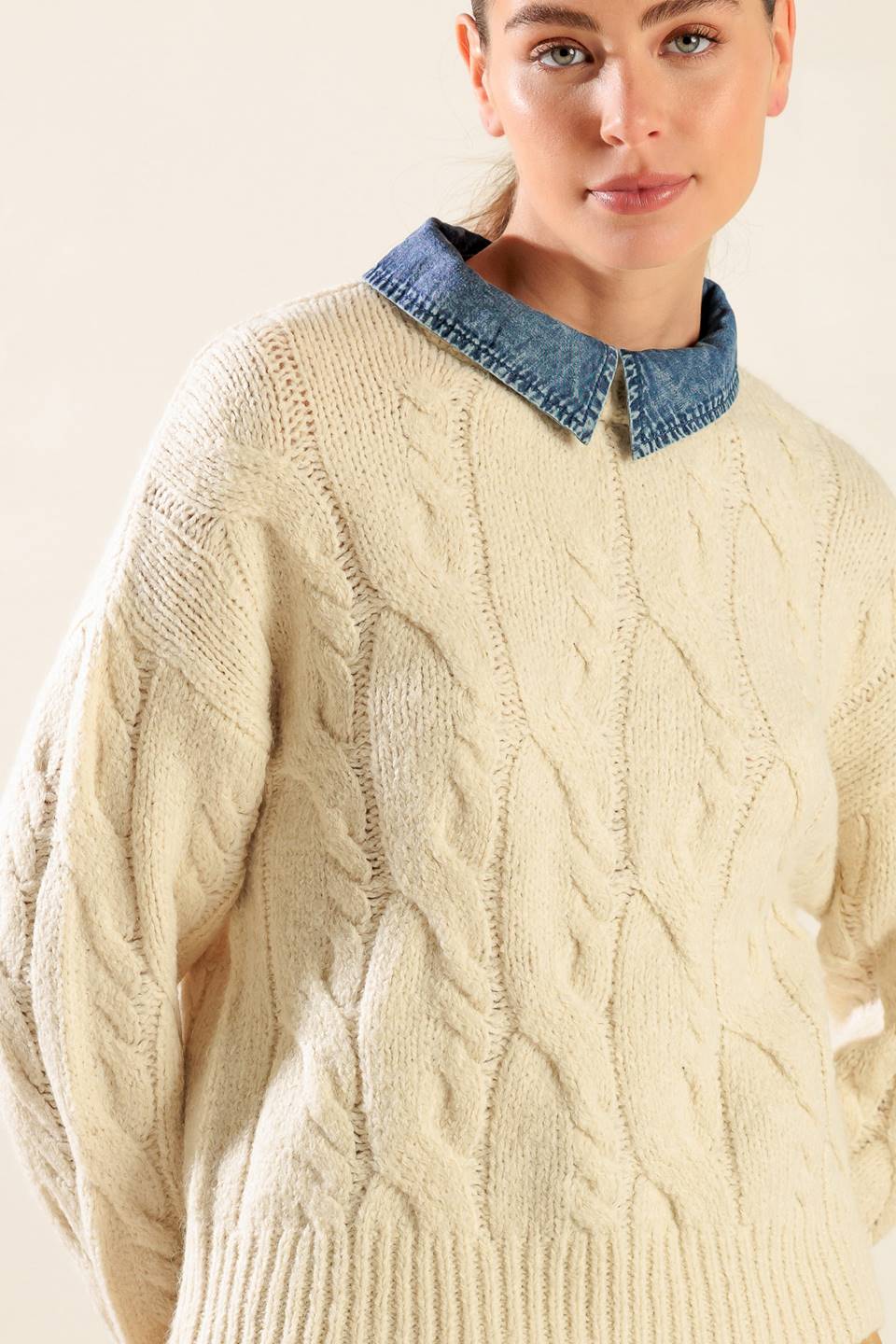 FLYING TOMATO | TOTALLY SMITTEN PULLOVER SWEATER TOP