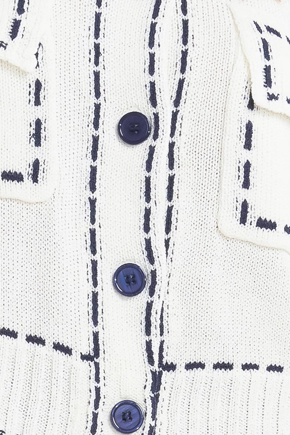 Stitched Edge Cardigan Top