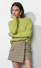 Lucia Rib Pullover Sweater Top