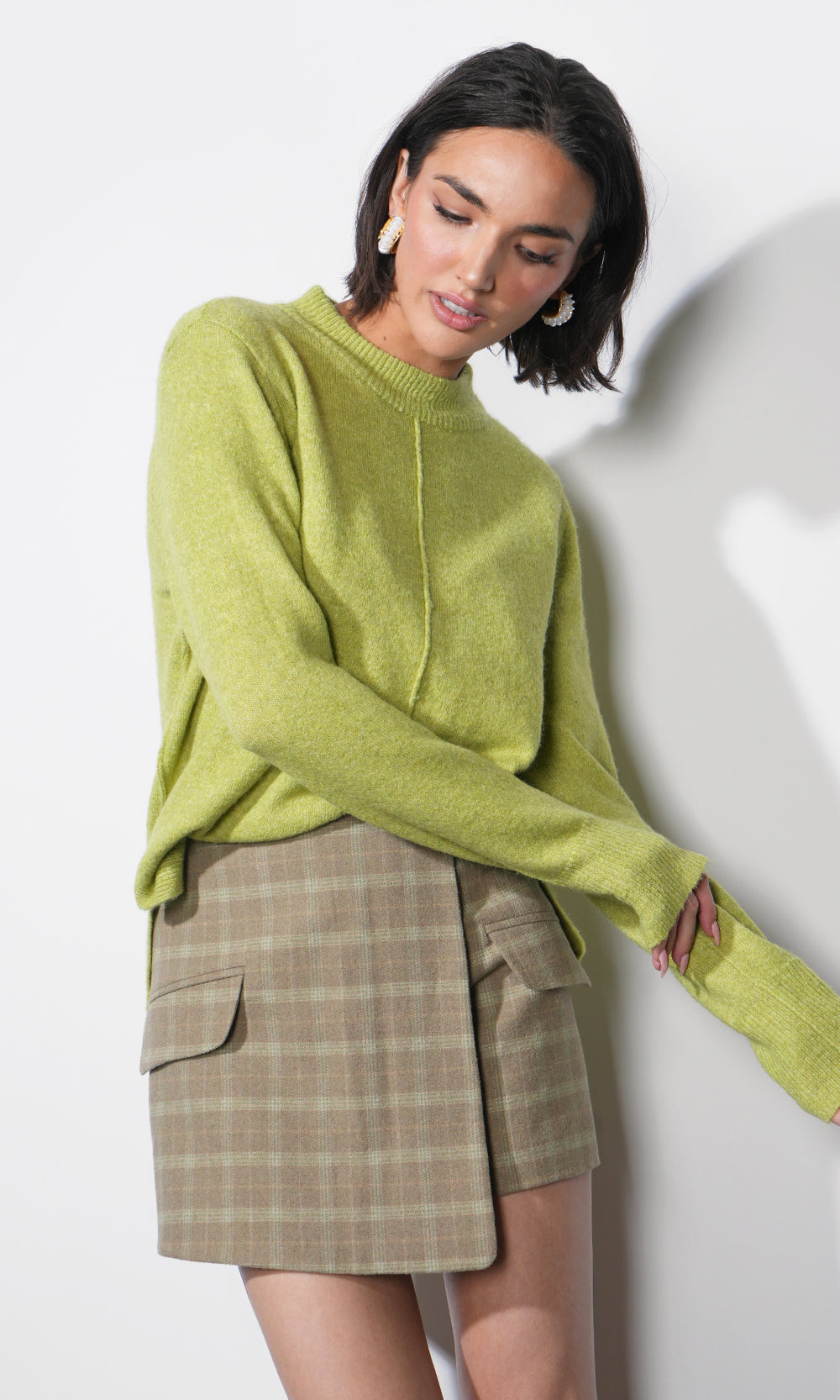 Lucia Rib Pullover Sweater Top
