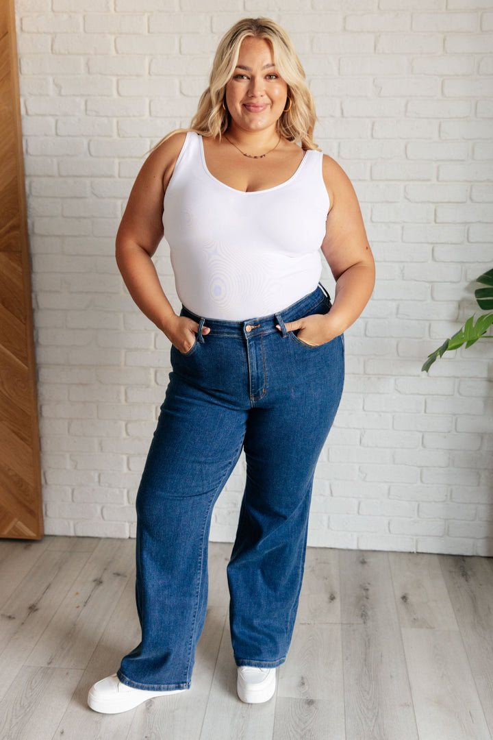 Judy Blue: Only One For Me High Rise Wide Leg Jeans