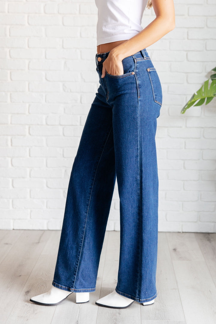 Judy Blue: Only One For Me High Rise Wide Leg Jeans