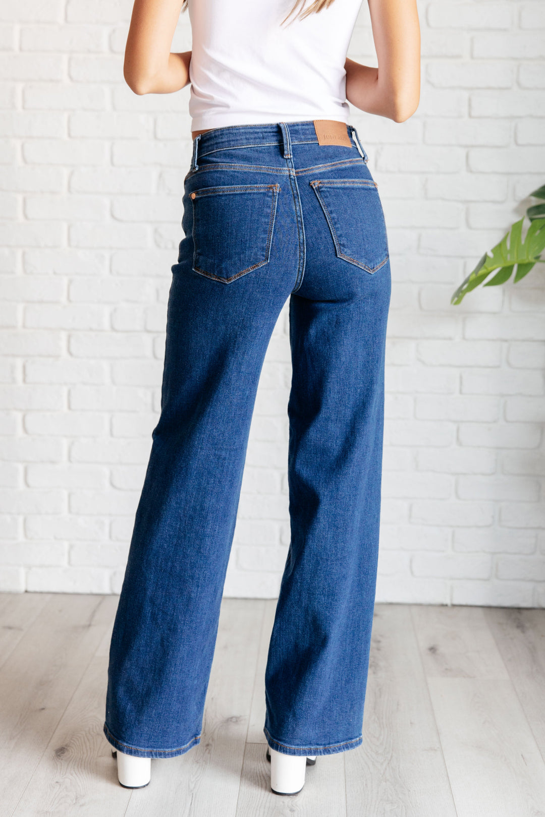 Judy Blue: Only One For Me High Rise Wide Leg Jeans