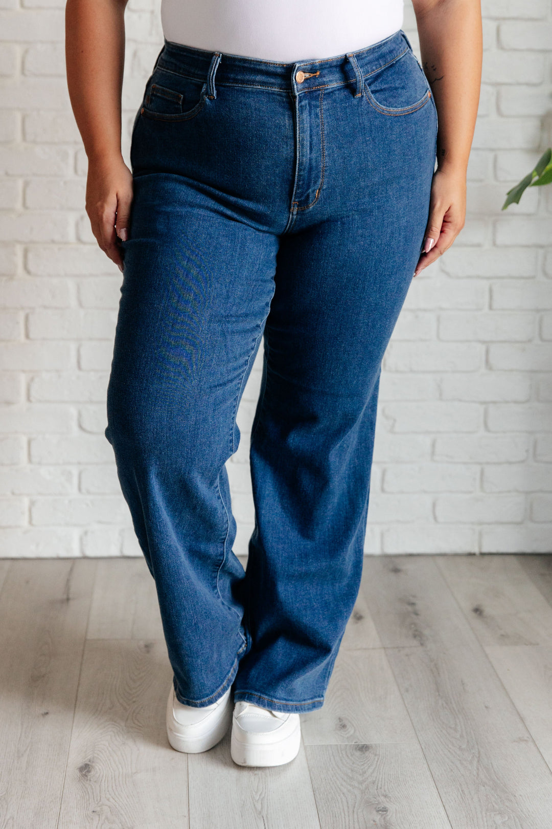 Judy Blue: Only One For Me High Rise Wide Leg Jeans