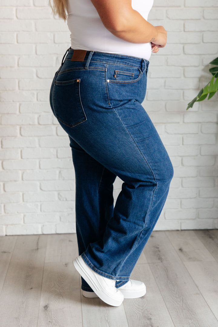 Judy Blue: Only One For Me High Rise Wide Leg Jeans