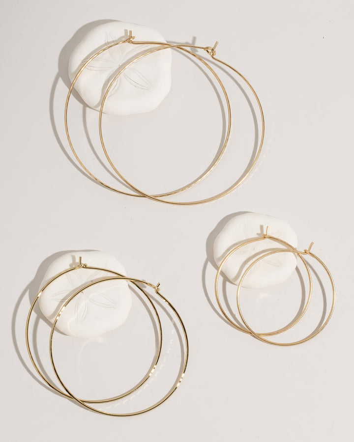 James Michelle: Hoop Earrings