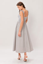 Sweet Stripe Midi Dress