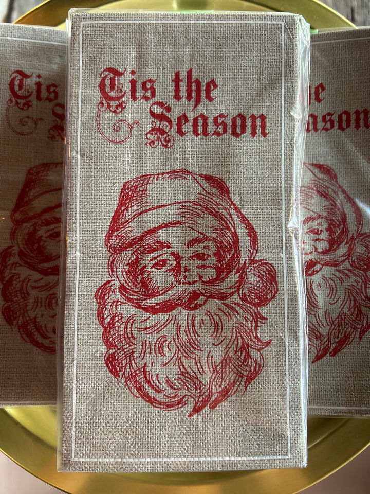 Tis the Season Santa Guest Napkin