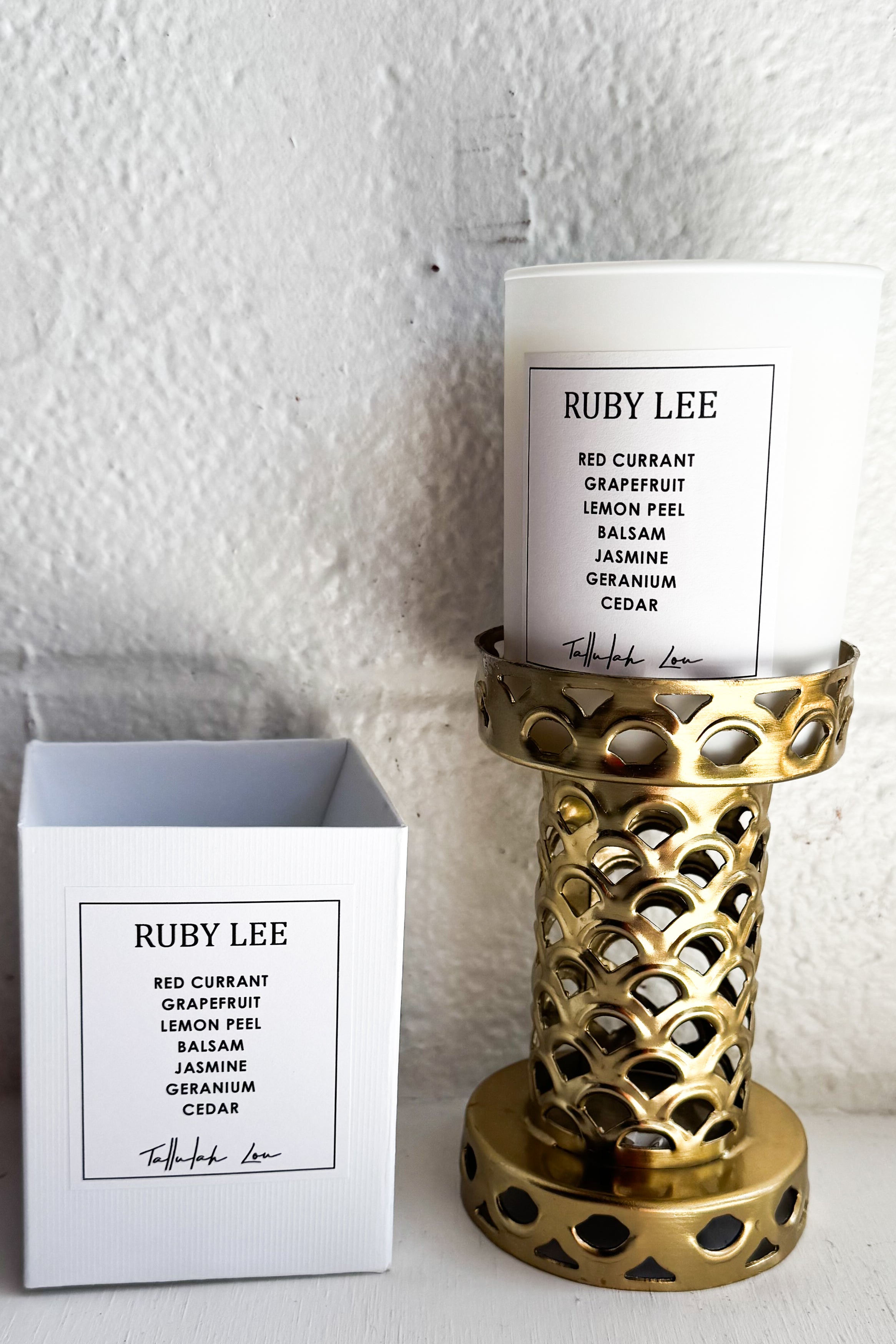 Ruby Lee Candle