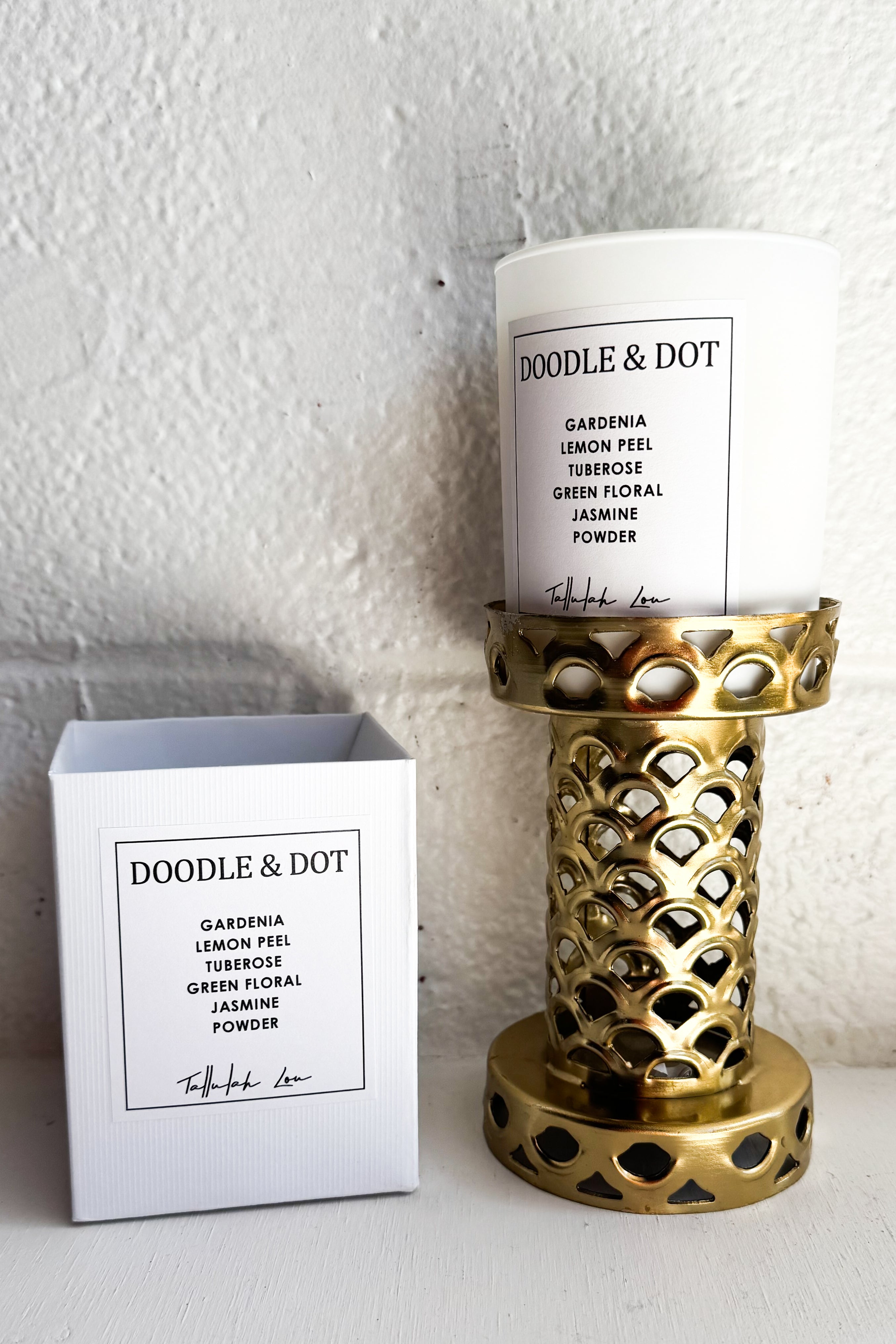 Doodle + Dot Candle