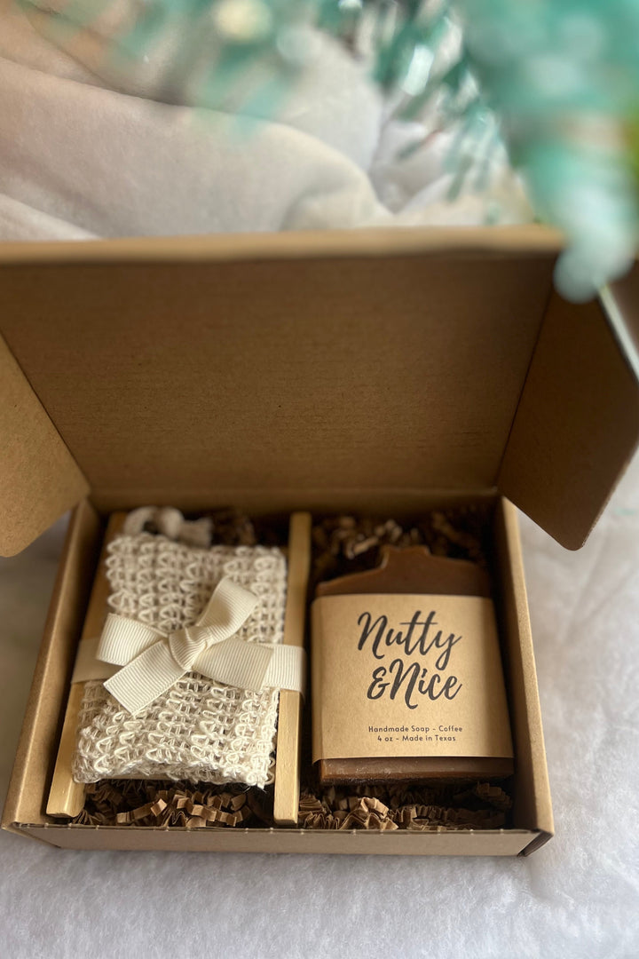 Nutty & Nice Soap Gift Box - Hazelnut Coffee