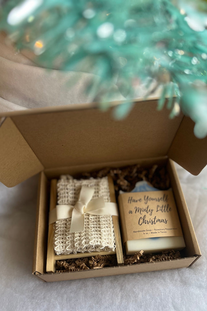 Have Yourself a Minty Little Christmas Soap Gift Box - Rosemary Peppermint