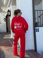 You Are A Star Waffle Wide Leg Sweatpants