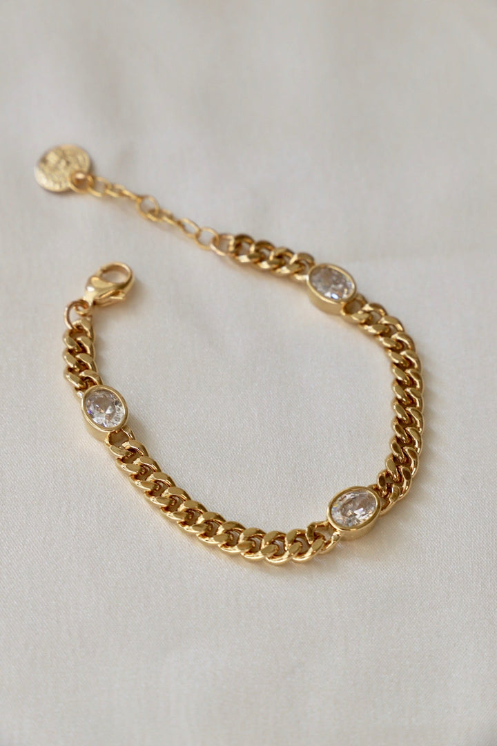 Katie Waltman Jewelry: JULIETTE OVAL CHAIN BRACELET