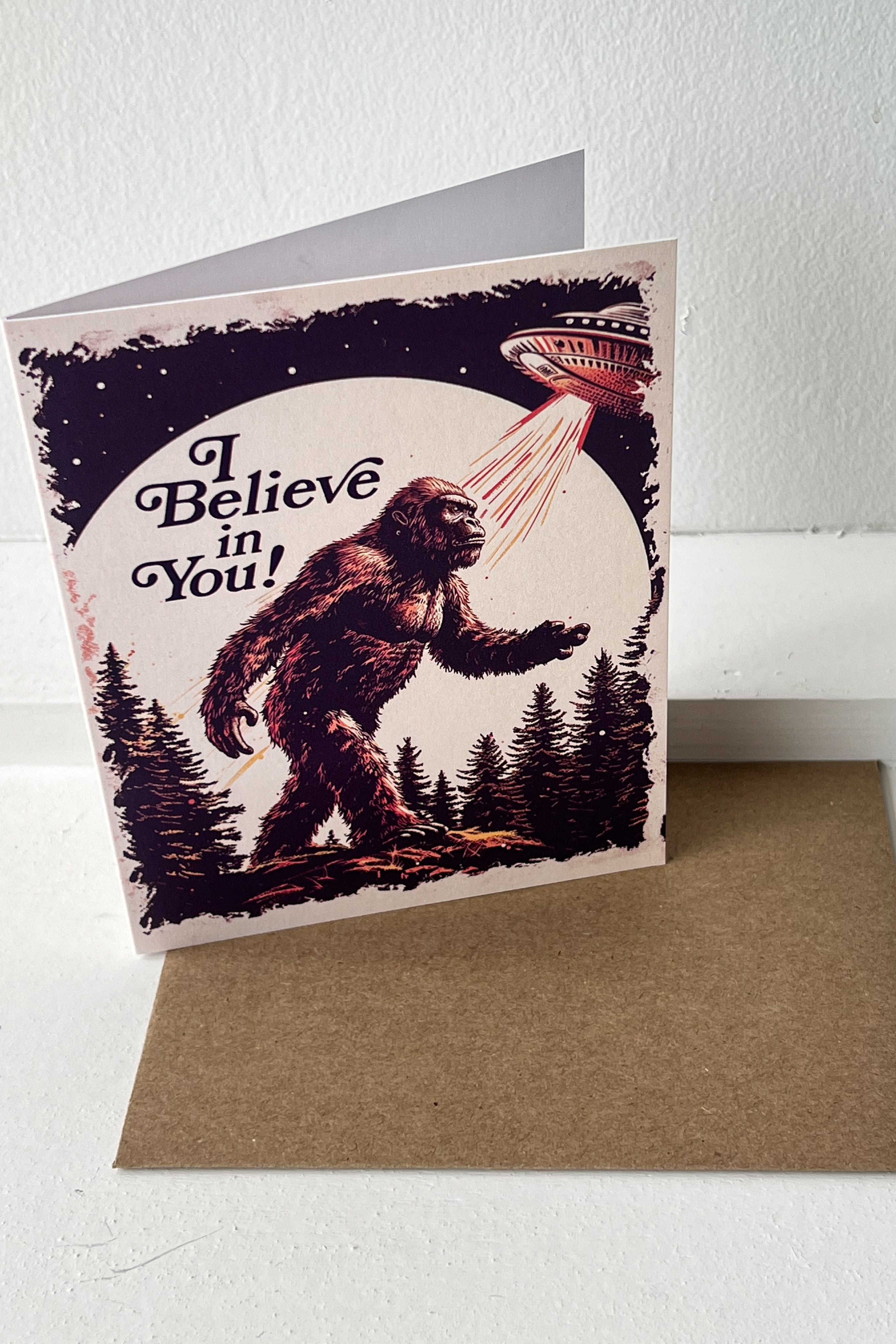 Yeti Believes Greeting Card