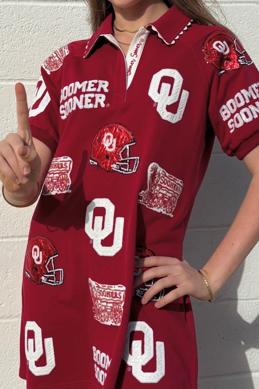 Oklahoma Logo Patch Dress