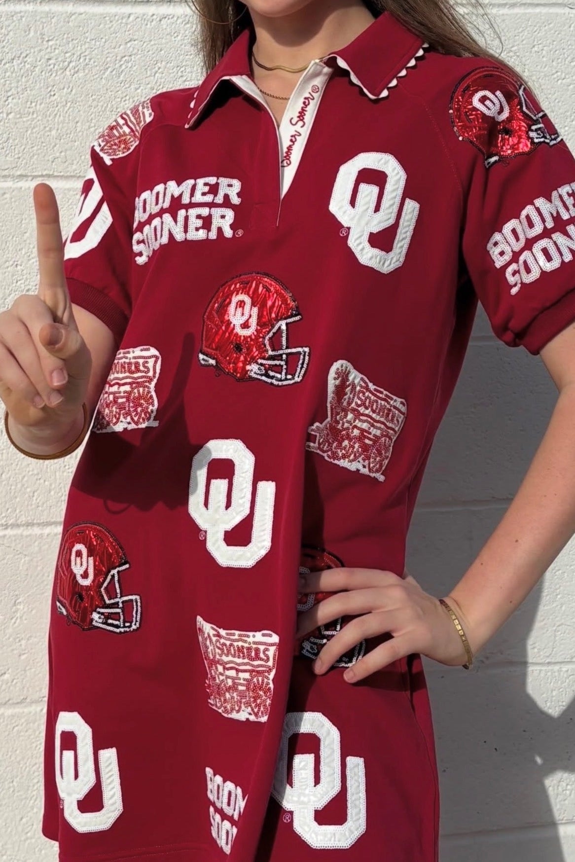 Oklahoma Logo Patch Dress