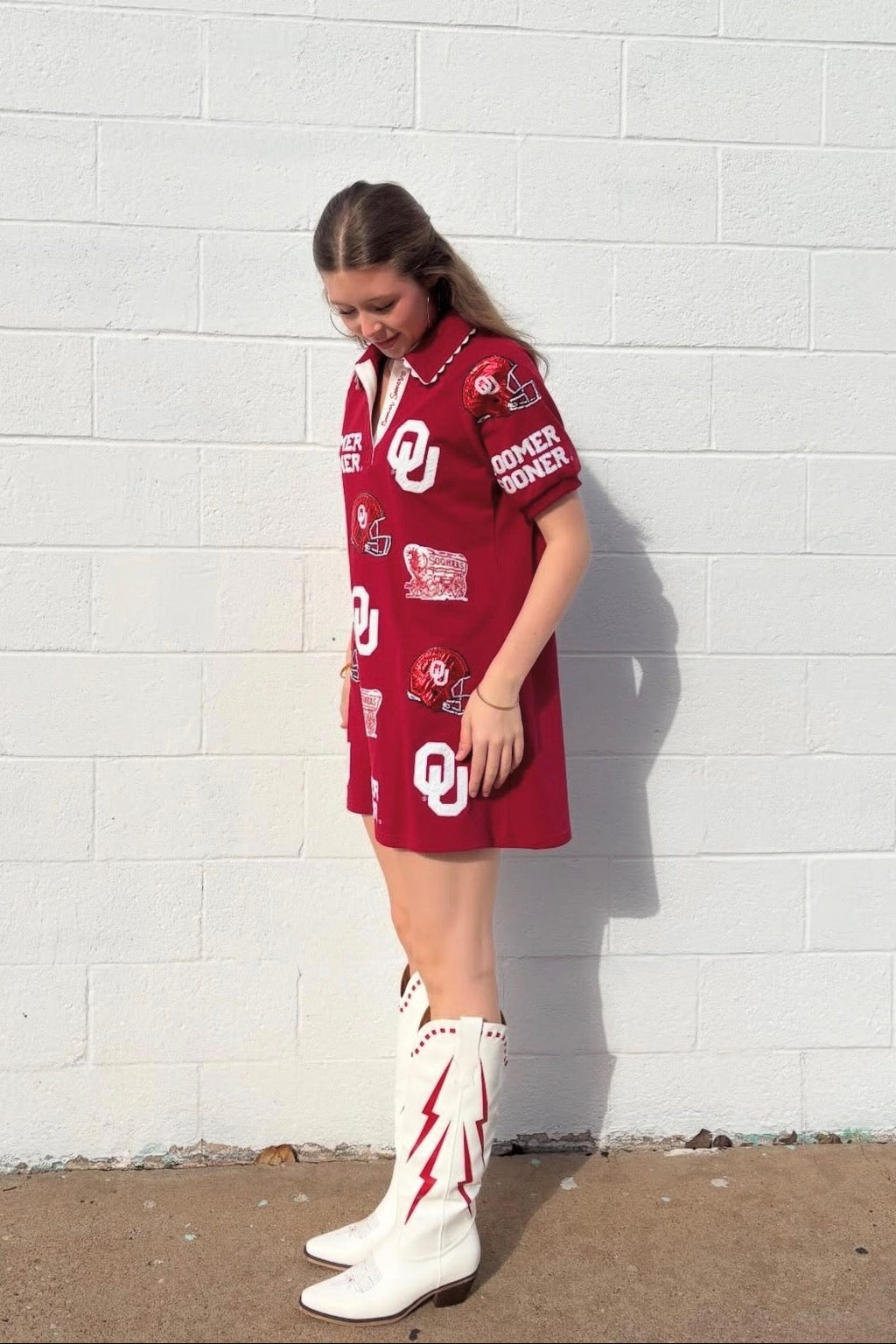 Oklahoma Logo Patch Dress