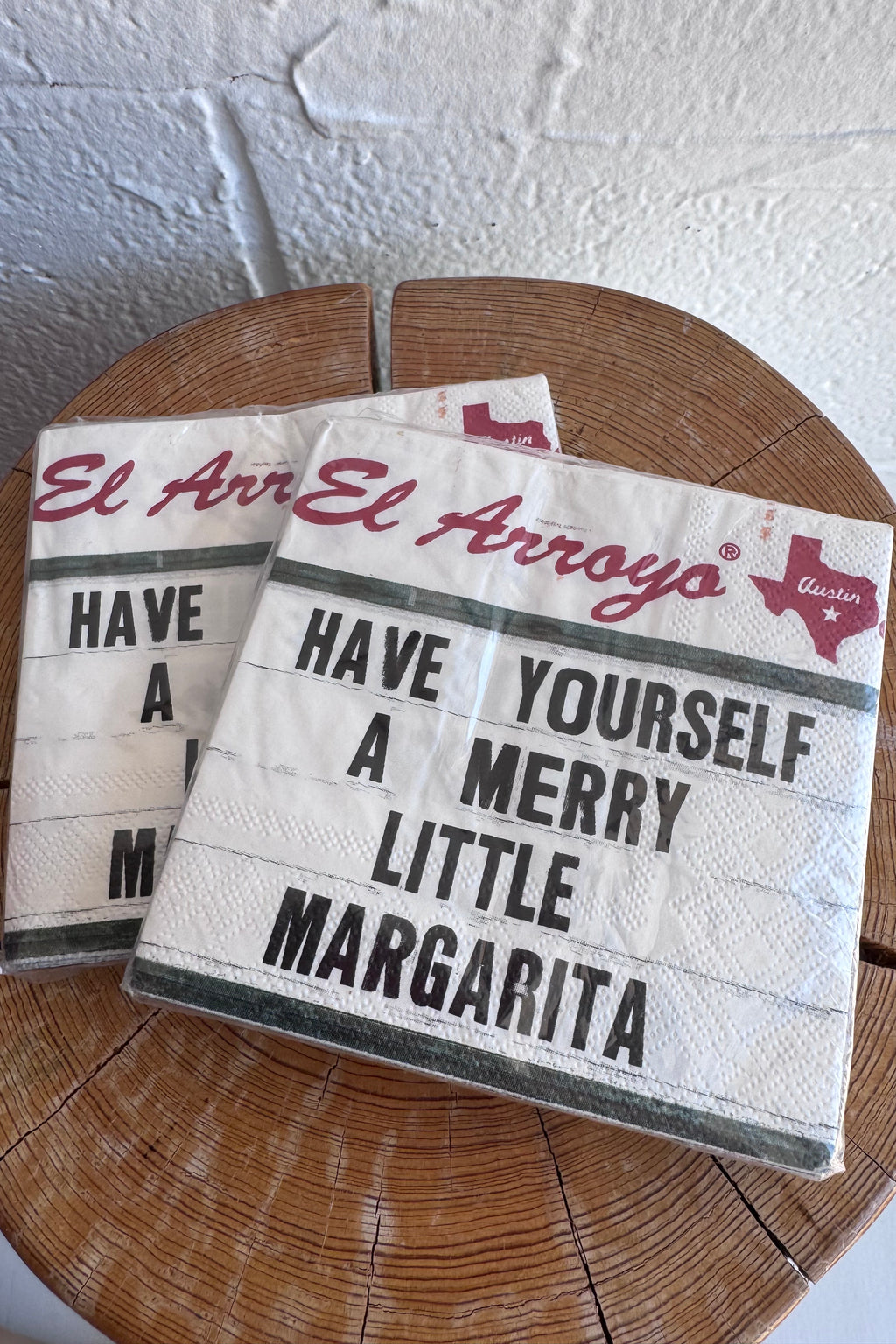 Merry Little Margarita Holiday Cocktail Napkins