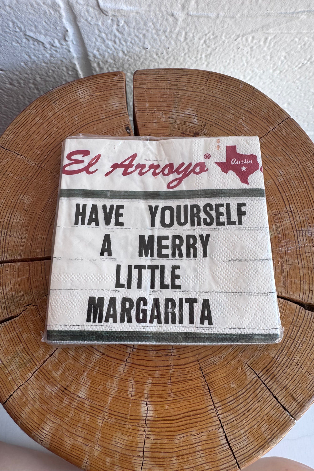Merry Little Margarita Holiday Cocktail Napkins