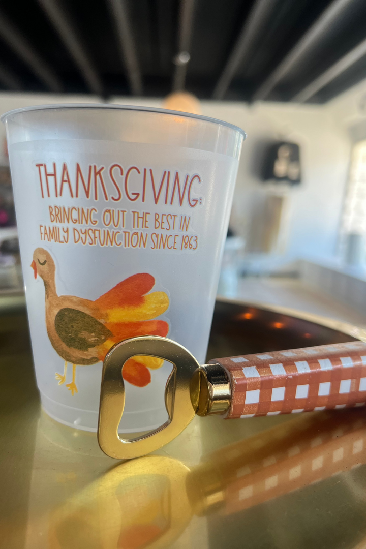 THANKSGIVING FAMILY DYSFUNCTION CUPS SET