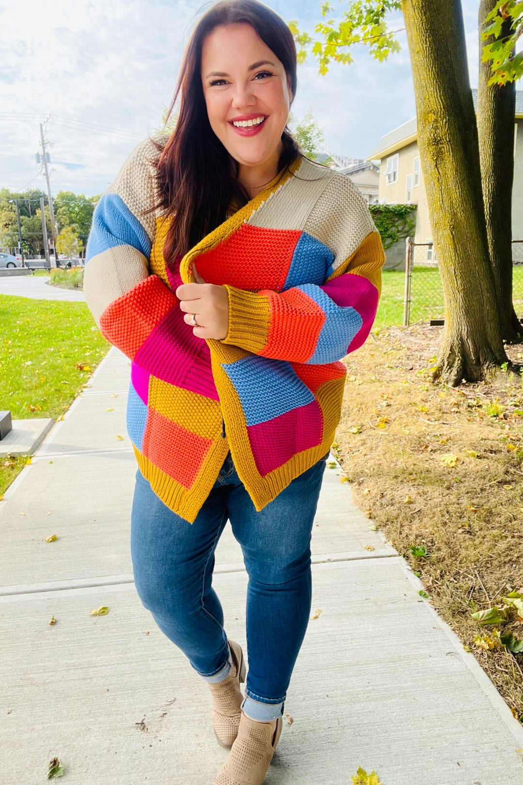 Joyful Day Patchwork Cardigan