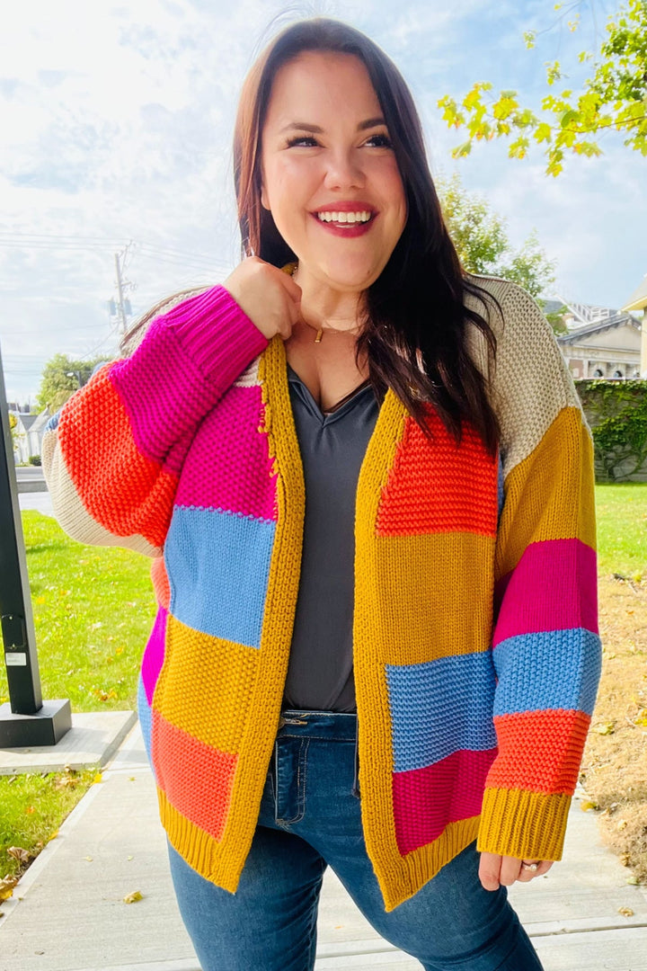 Joyful Day Patchwork Cardigan