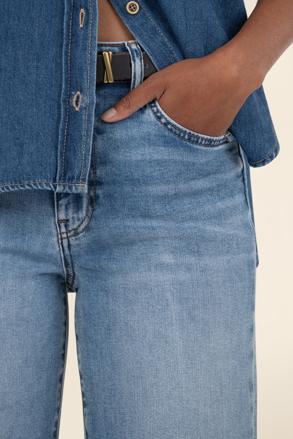 Charlotte High Rise Wide Leg Jean