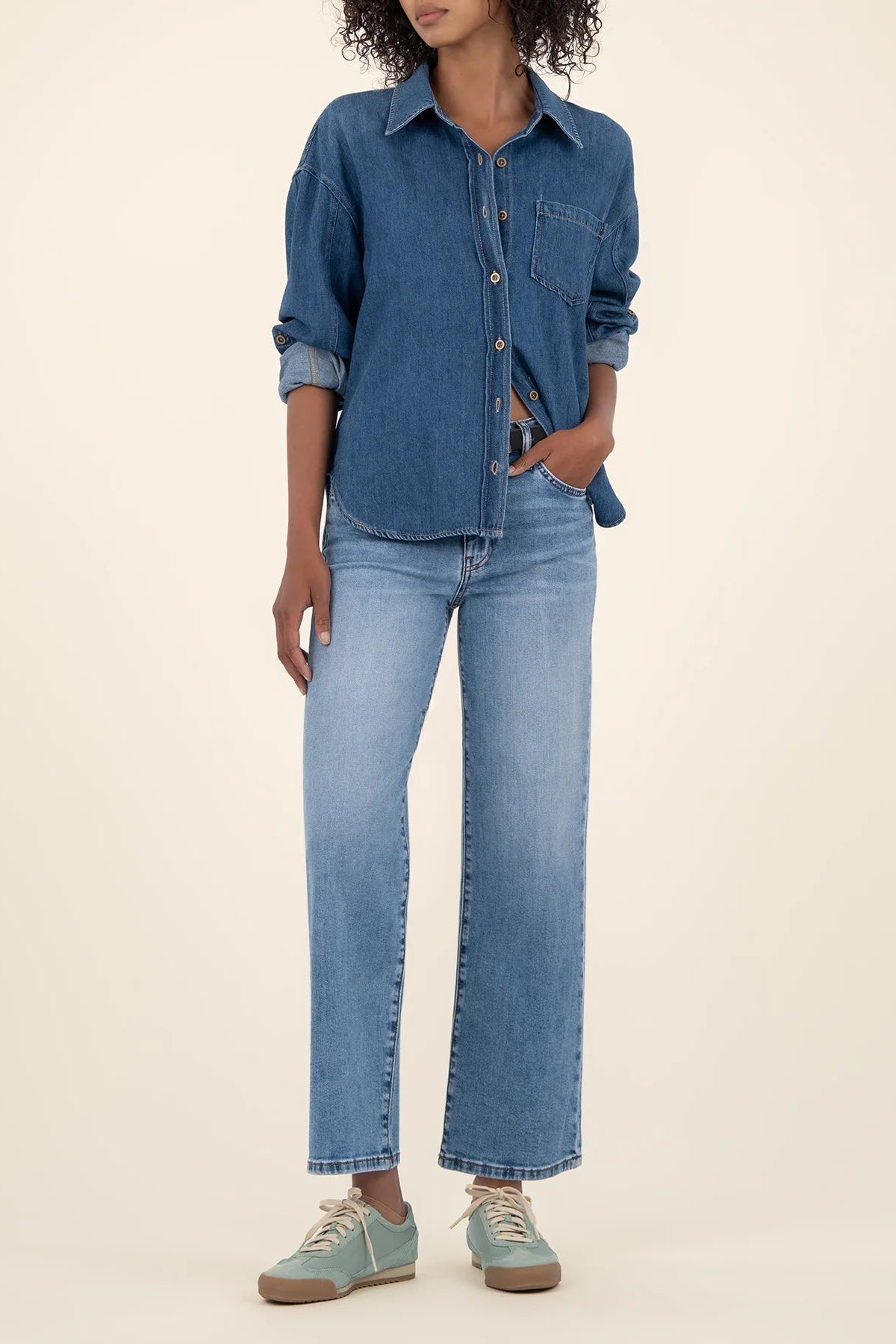 Charlotte High Rise Wide Leg Jean