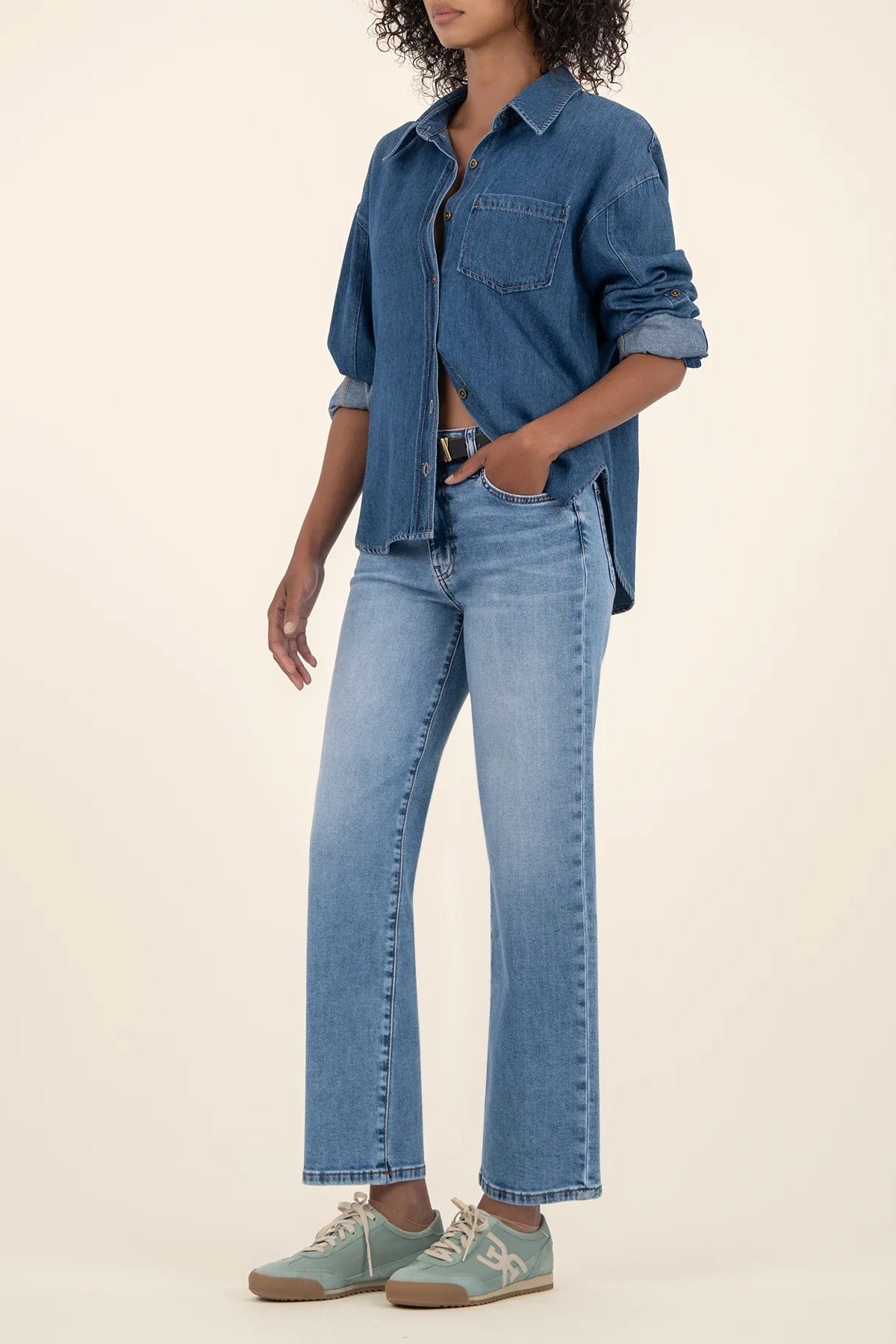 Charlotte High Rise Wide Leg Jean